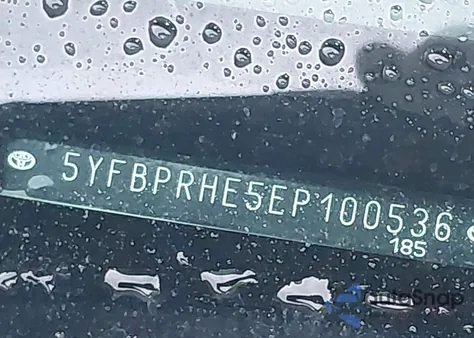 2014 Toyota Corolla Eco/Eco Plus/Eco Premium из США, поврежденный, VIN 5YFBPRHE5EP100536